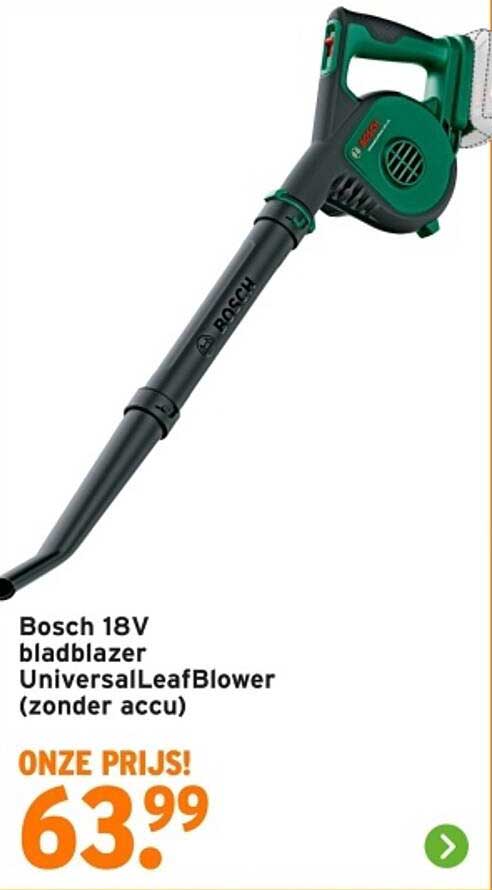 Bosch 18V bladblaazer UniversalLeafBlower (zonder accu)