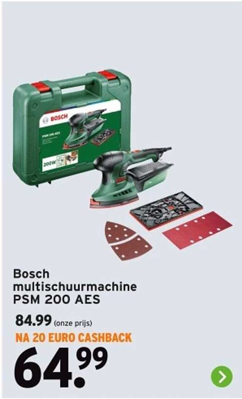 Bosch multischuurmachine PSM 200 AES