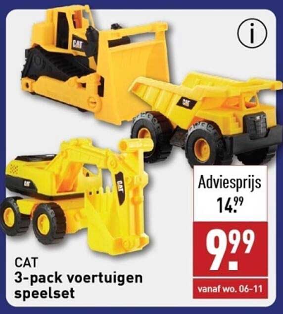 CAT 3-pack voertuigen spe set