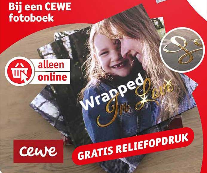 CEWE fotoboek Wrapped In Love GRATIS RELIEFOFDRUK