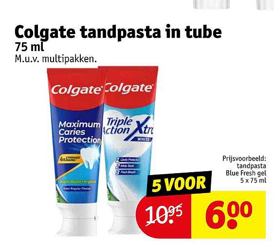 Colgate tandpasta in tube