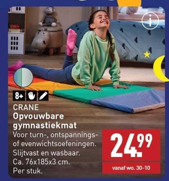 CRANE Opvouwbare gymnastiekmat