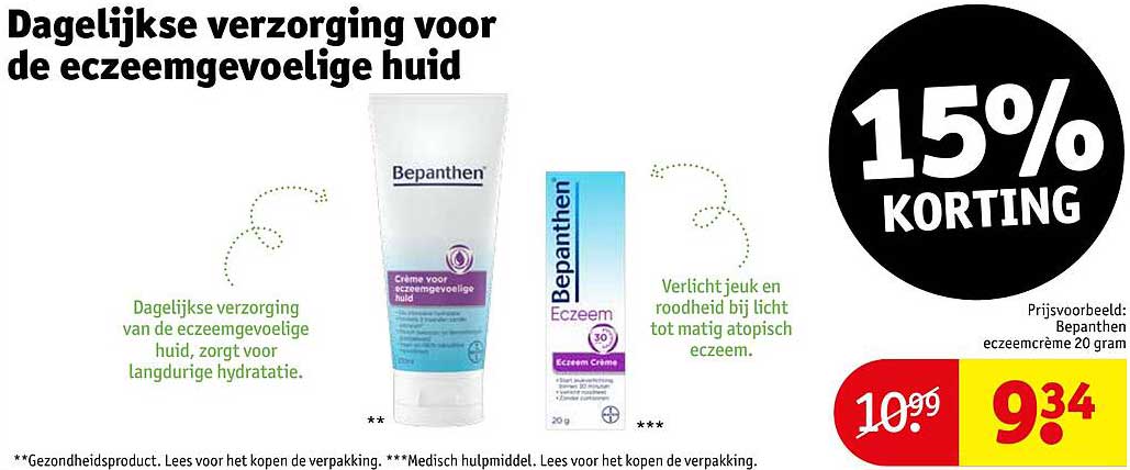 Dagelijkse verzorging voor de eczeemgevoelige huid