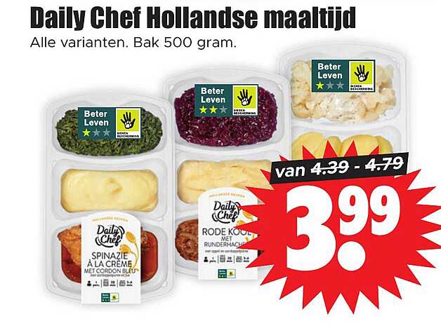 Daily Chef Hollandse maaltijd