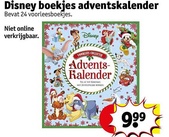 Disney boekjes adventskalender