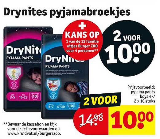 Drynites pyjamabroekjes