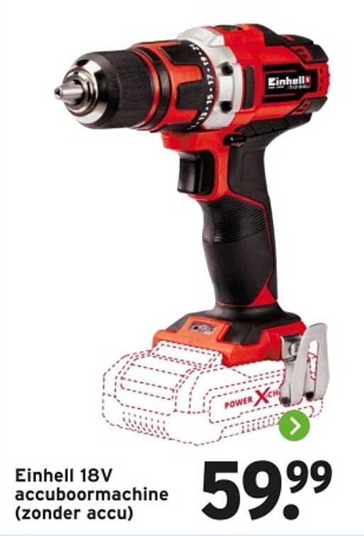 Einhell 18V accuboormachine (zonder accu)