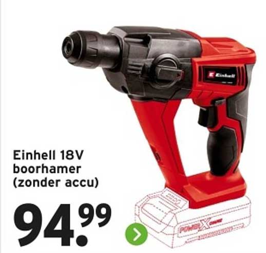 Einhell 18V boorhamer (zonder accu)