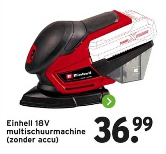 Einhell 18V multischuurmachine (zonder accu)