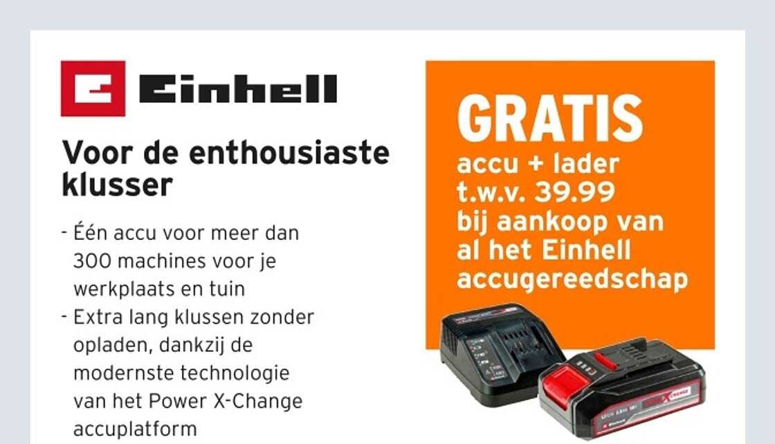 Einhell Voor de enthousiaste klussen