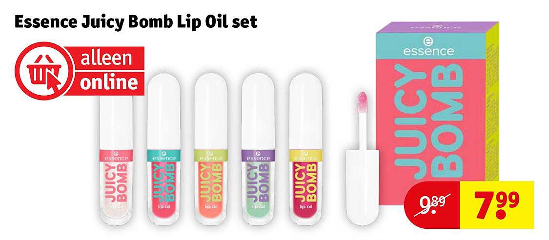 Essence Juicy Bomb Lip Oil set