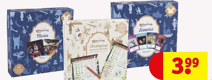 Estetlings Kwartet  
Estetlings Memo  
Estetlings Hét spel van het jaar