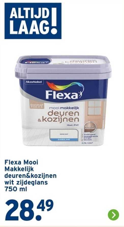 Flexa Mooi Makkelijk deuren&kozijnen wit zijdeglans