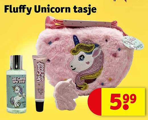 Fluffy Unicorn tasje