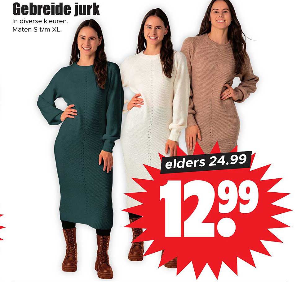 Gebreide jurk