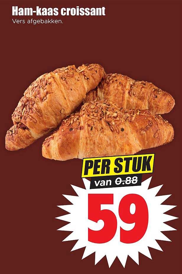 Ham-kaas croissant