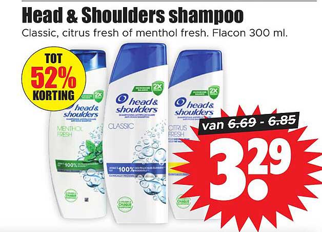 Head & Shoulders shampoo