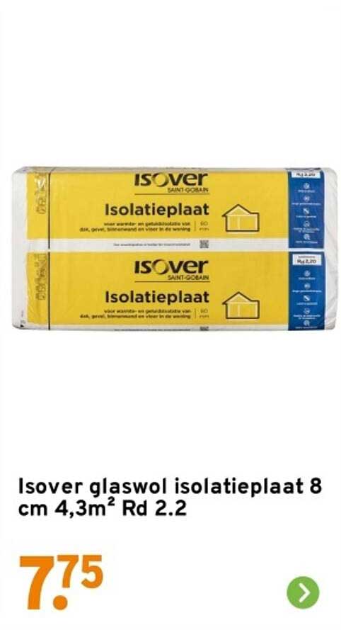 Isover isolatieplaat