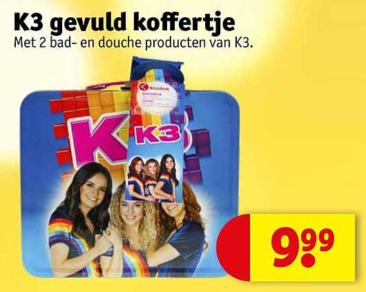 K3 gevuld koffertje