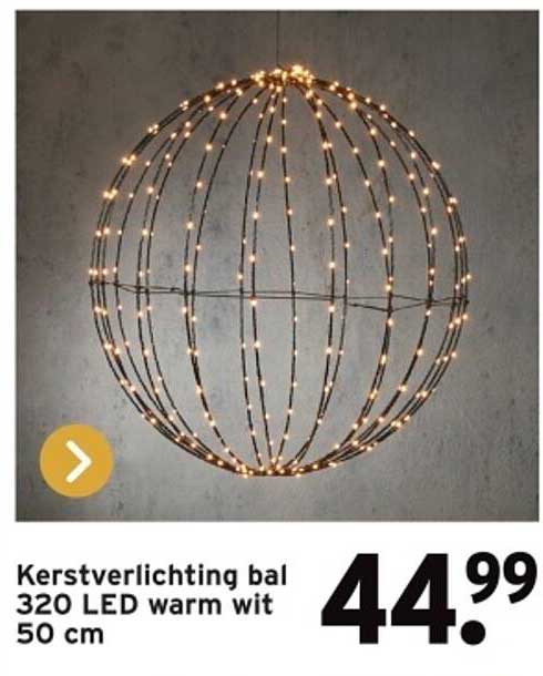 Kerstverlichting bal 320 LED warm wit