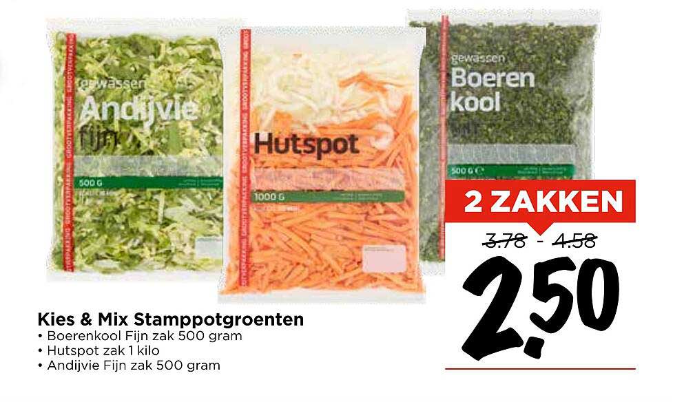 Kies & Mix Stamppotgroenten