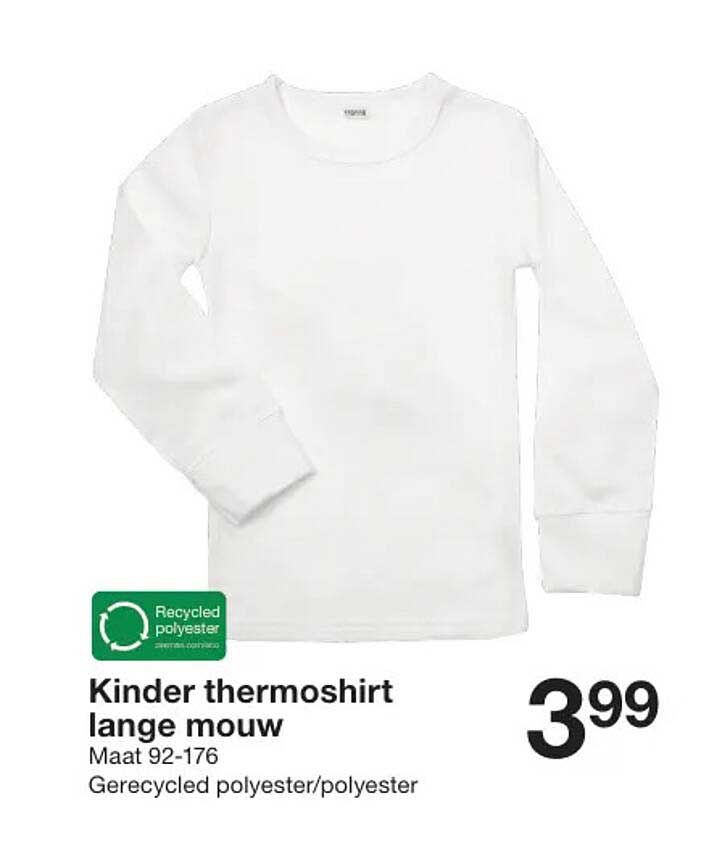 Kinder thermoshirt lange mouw