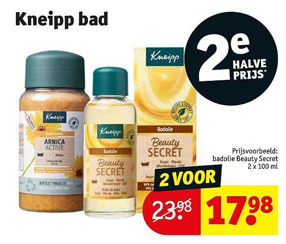 Kneipp bad