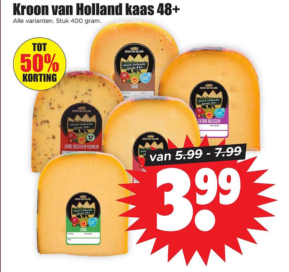 Kroon van Holland kaas 48+