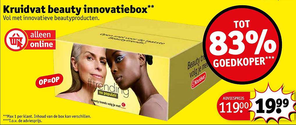 Kruidvat beauty innovatiebox