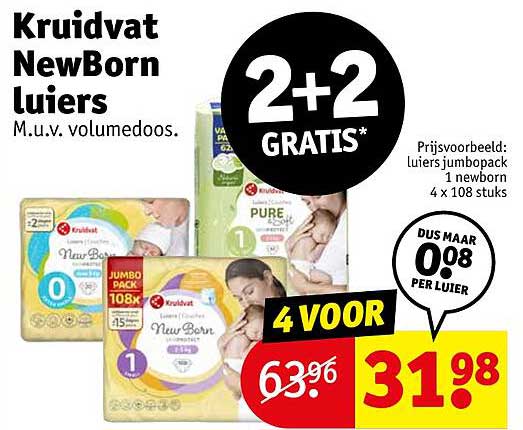 Kruidvat NewBorn luiers