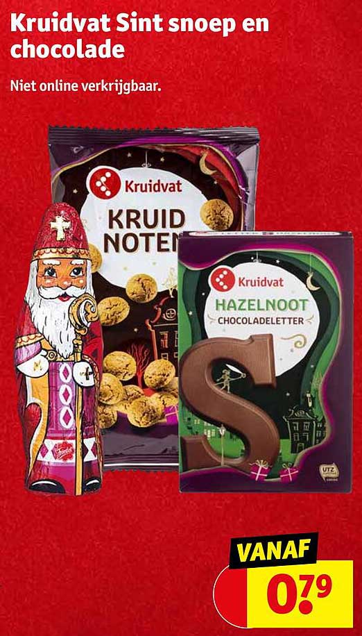 Kruidvat Sint snoep en chocolade