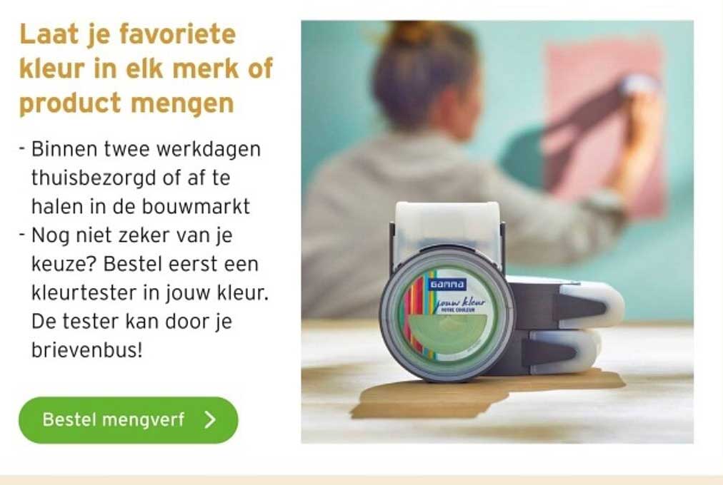 Laat je favoriete kleur in elk merk of product mengen