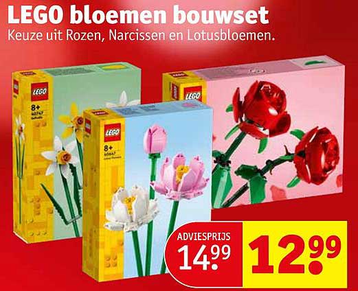 LEGO bloemen bouwset