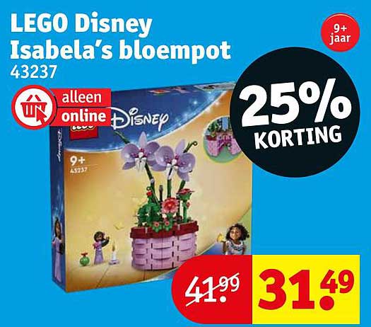 LEGO Disney Isabela’s bloempot 43237