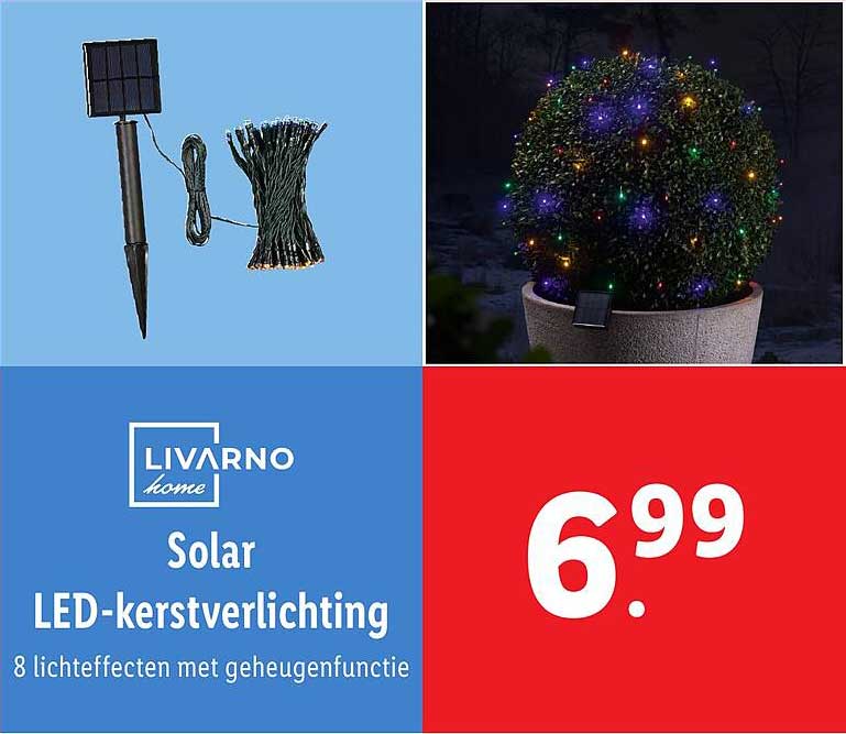 LIVARNO home Solar LED-kersverlichting