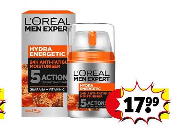 L'Oréal Men Expert Hydra Energetic 24H Anti-Fatigue Moisturiser