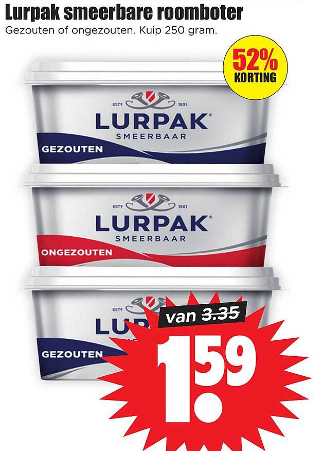 Lurpak smeerbare roomboter