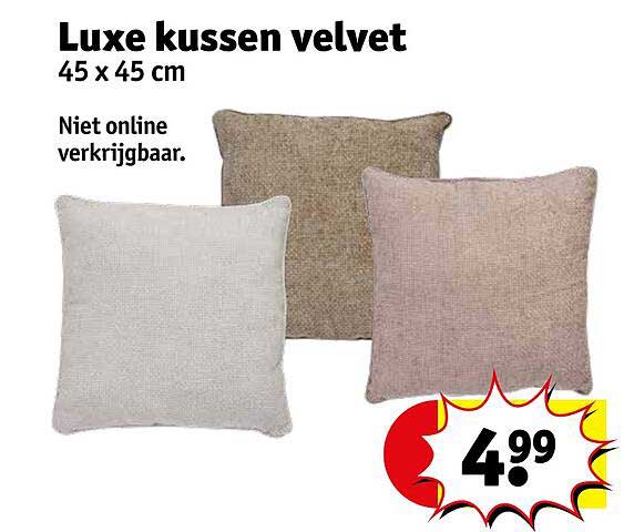 Luxe kussen velvet