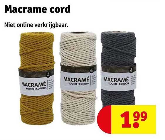 Macrame cord