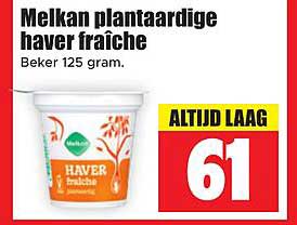 Melkan plantaardige haver fraïche