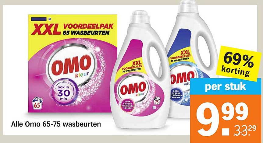 Omo kleur XXL Voordeelpak 65 Wasbeurten