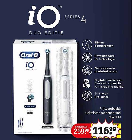 Oral-B iO Series 4 Duo Editie