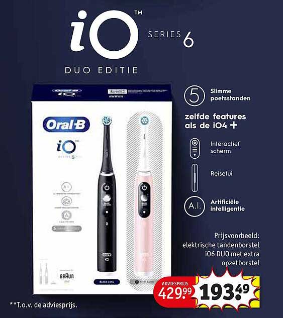 Oral-B iO Series 6 Duo Editie