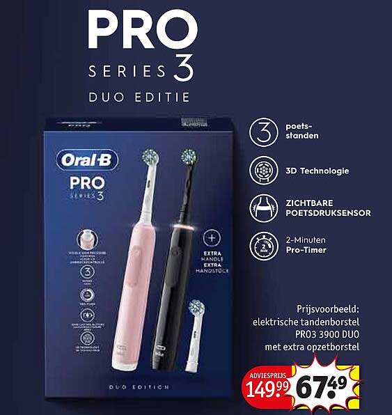 Oral-B PRO SERIES 3 DUO EDITIE