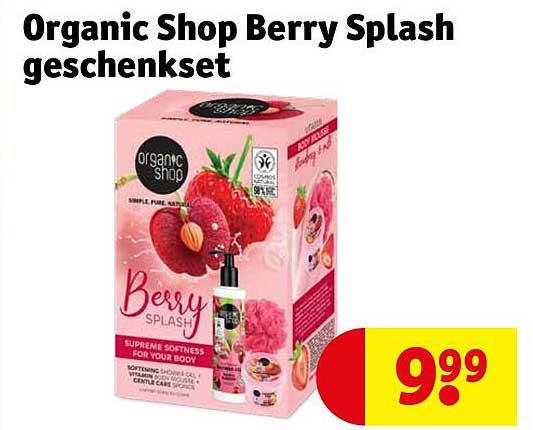 Organic Shop Berry Splash geschenkset