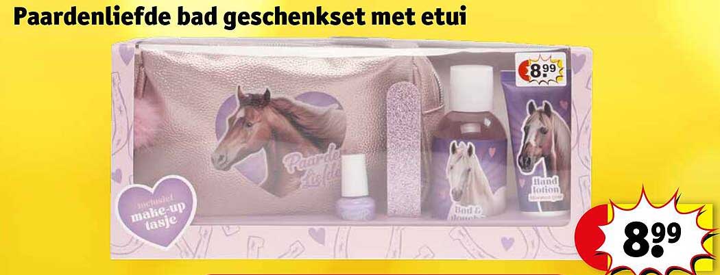 Paardenliefde bad geschenkset met etui