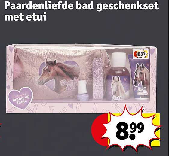 Paardenliefde bad geschenkset met etui