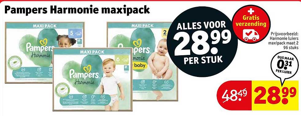 Pampers Harmonie maxipack