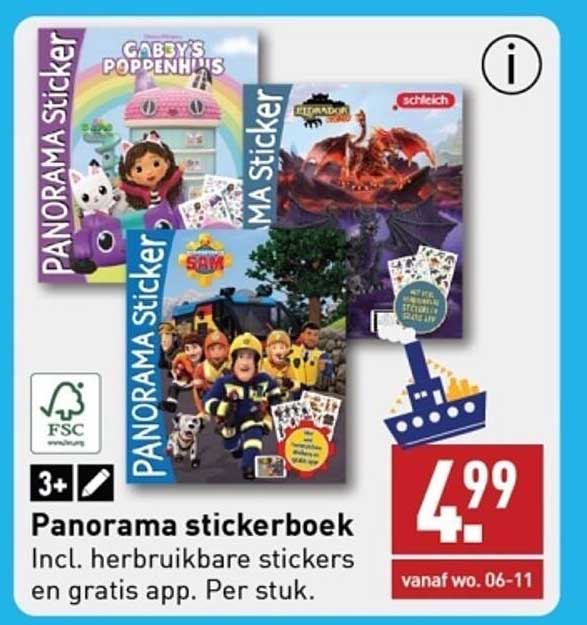 Panorama stickerboek