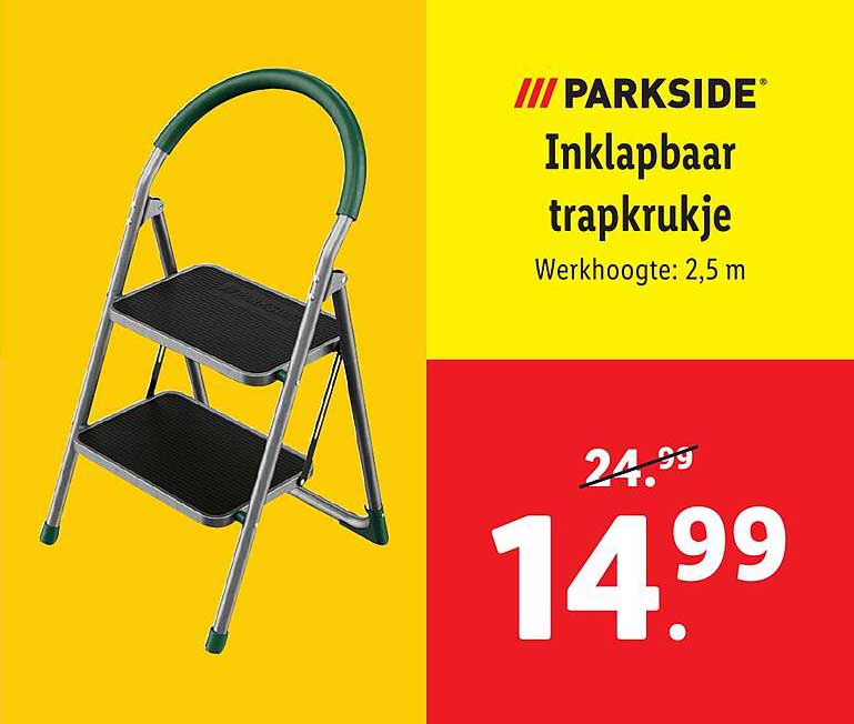 Parkside Inklapbaar trapkrukje